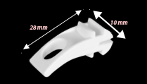 dimensions glisseur tringle motorisée