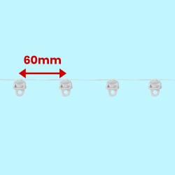 dimensions glisseurs wave 6cm tringle ronde motorisée